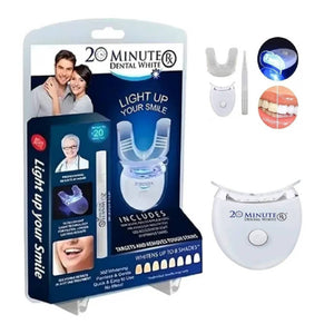 🤍Pack Blanqueador  Kit Blanqueador Dental 20 Minutos + Lápiz Blanqueador Dazzling White⭐⭐