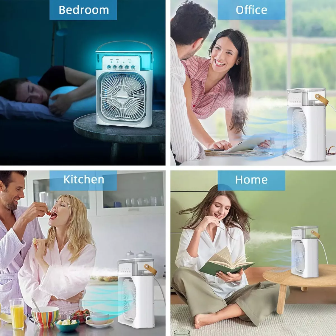 La Ola de Calor Se Acerca: ¿Tu Factura de Luz Va a Sobrevivir? Mini Aire Acondicionado Humidificador⭐⭐⭐⭐⭐