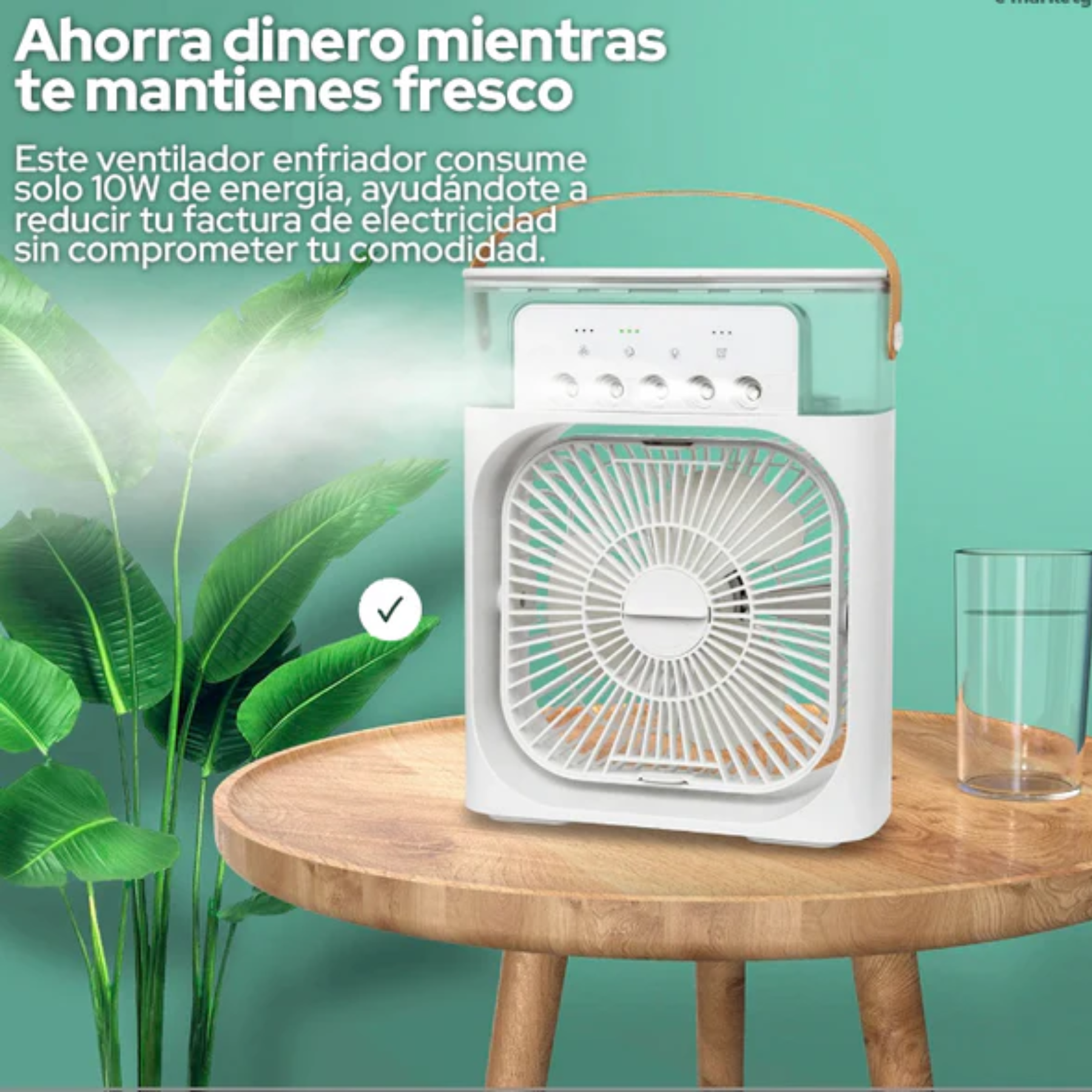 La Ola de Calor Se Acerca: ¿Tu Factura de Luz Va a Sobrevivir? Mini Aire Acondicionado Humidificador⭐⭐⭐⭐⭐