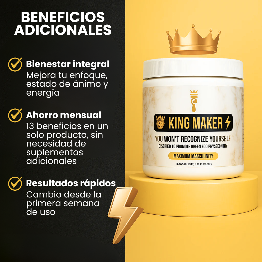 💪 King Maker: el aliado definitivo para tu fuerza y resistencia ⭐