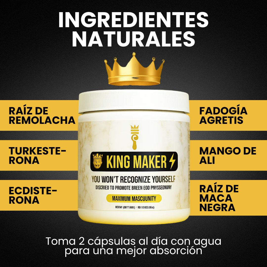 💪 King Maker: el aliado definitivo para tu fuerza y resistencia ⭐