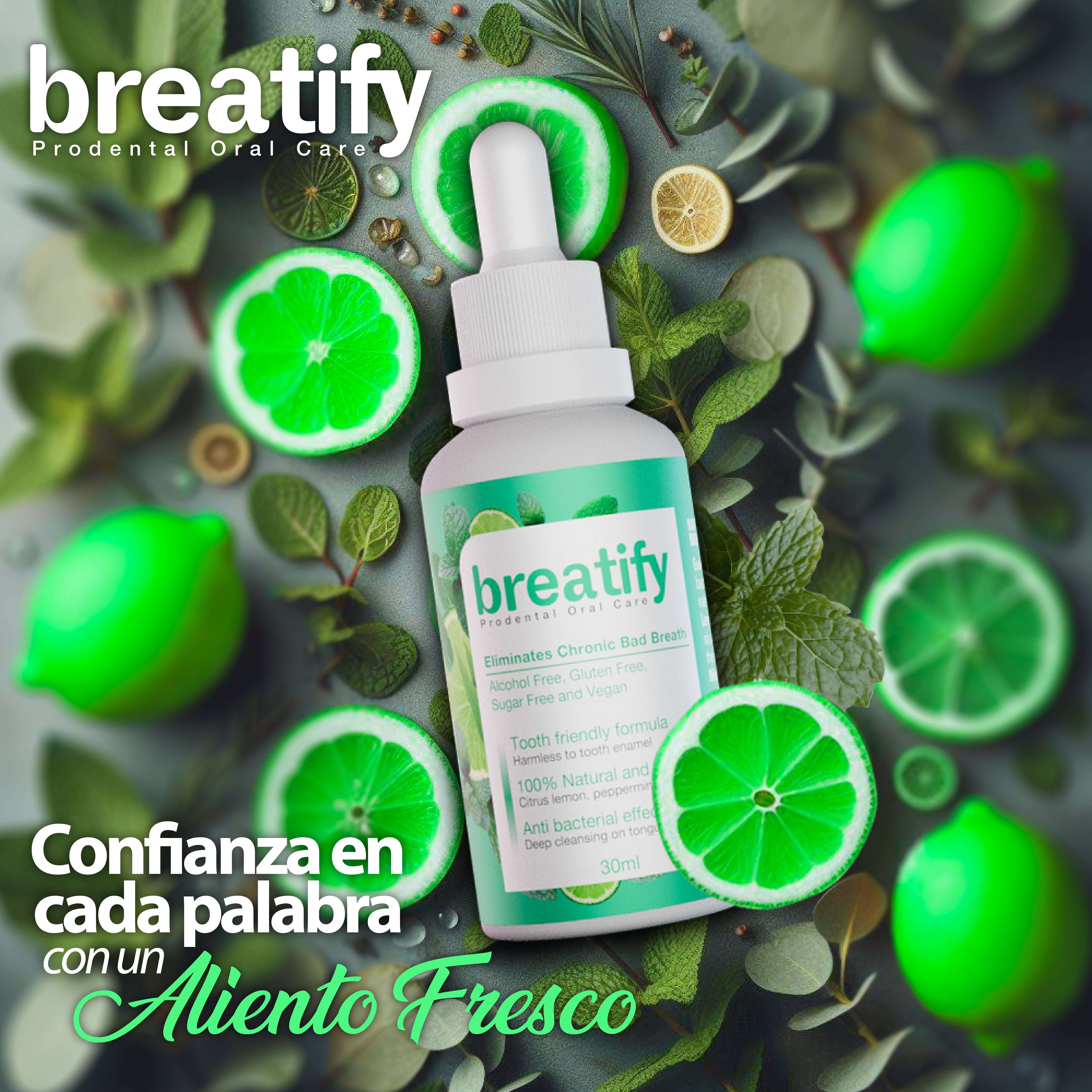 ⭐BREATIFY⭐ 🌿 Despídete del mal aliento con un toque natural