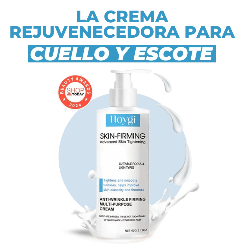 Reafirmante Hoygi 250ml La crema reafirmante que transforma tu cuello y escote ✨