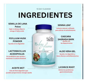 15 DAYS CLEANSE - LIMPIEZA EFECTIVA EN 15 DIAS