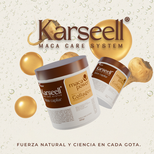 ✨ Devuelve vida a tu cabello con la Mascarilla Capilar de Colágeno Karseell ✨