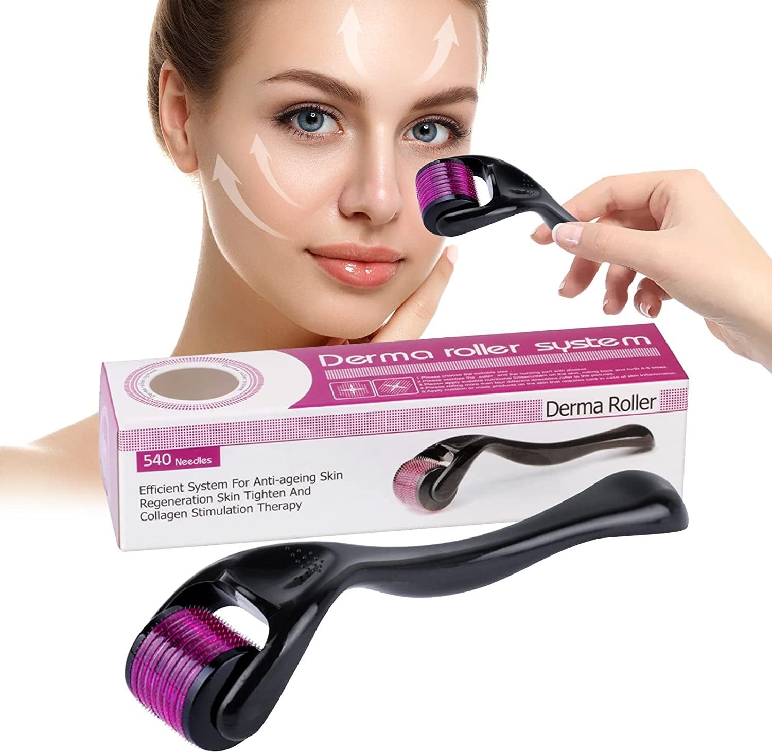 DERMA ROLLER ⭐ Estimula tu belleza natural: para hombres y mujeres.⭐